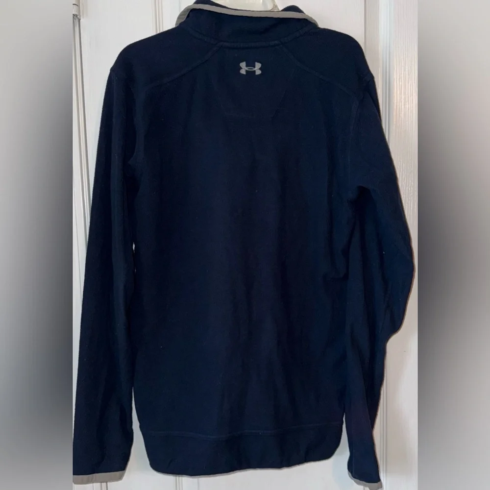 Under Armour Navy Blue Quarter Zip Performance Pullover Size S